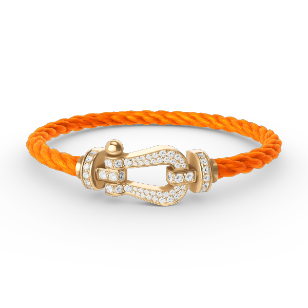 [Elowen Jewels]FORCE LARGE HORSESHOE FULL DIAMOND BRACELET GOLD