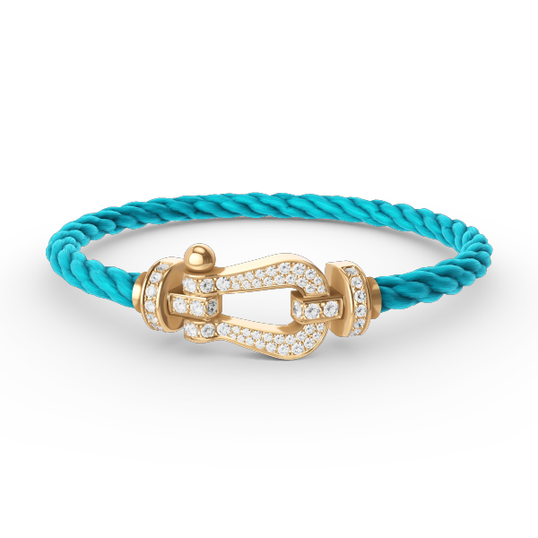 [Elowen Jewels]FORCE LARGE HORSESHOE FULL DIAMOND BRACELET GOLD