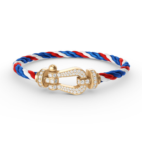 [Elowen Jewels]FORCE LARGE HORSESHOE FULL DIAMOND BRACELET GOLD