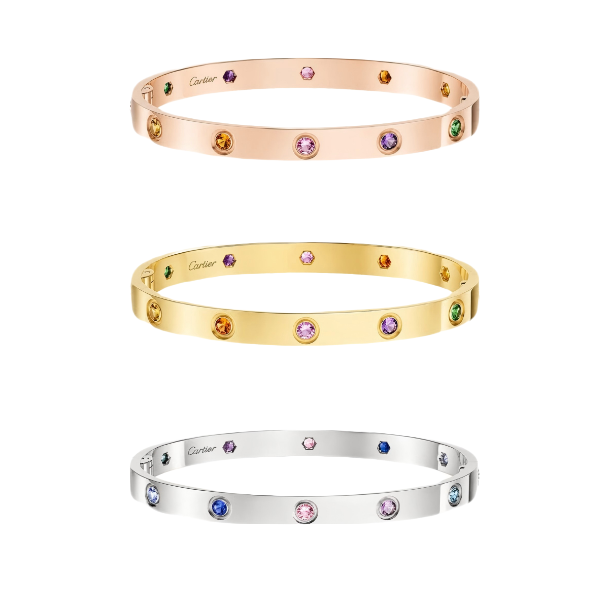 [Elowen-jewel]2026 RAINBOW LOVE BRACELET 6.1MM  10 DIAMONDS