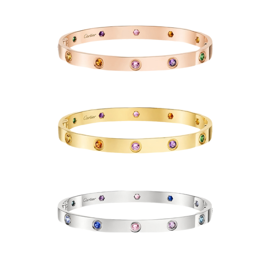 [Elowen-jewel]2026 RAINBOW LOVE BRACELET 6.1MM  10 DIAMONDS