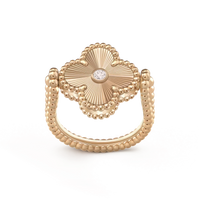 [Elowen Jewel]CLOVER RIVERSIBLE ROSE GOLD RING