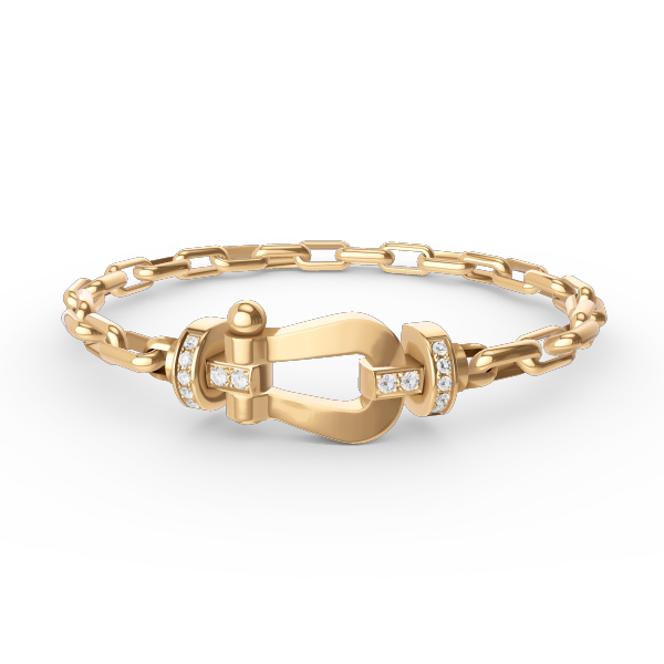 [Elowen Jewels]FORCE LARGE HORSESHOE CLASP  METAL BRACELET