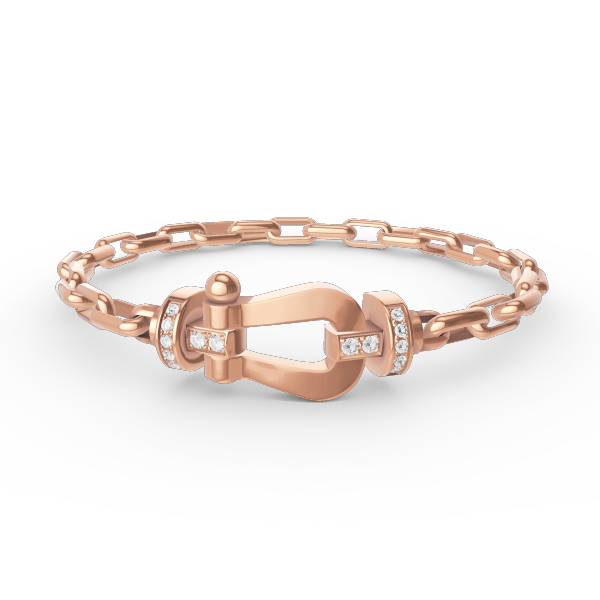 [Elowen Jewels]FORCE LARGE HORSESHOE CLASP  METAL BRACELET