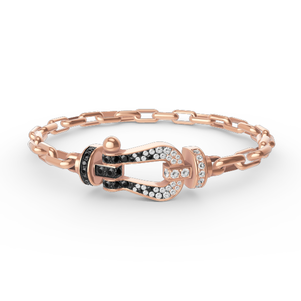 [Elowen Jewels]FORCE LARGE HORSESHOE CLASP  METAL BRACELET