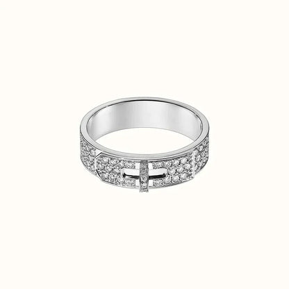 [Elowen Jewels]KELLY SILVER DIAMOND RING