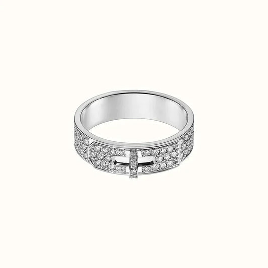 [Elowen Jewels]KELLY SILVER DIAMOND RING