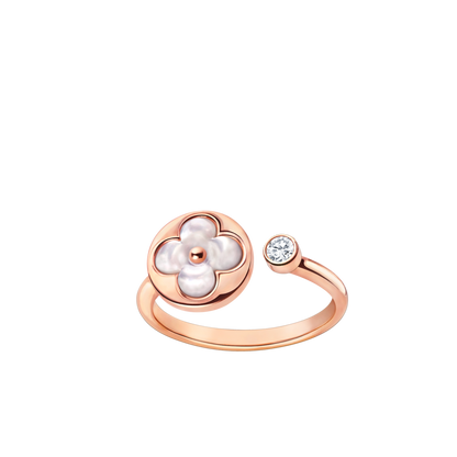 [Elowen Jewels]SUN 1 DIAMOND PINK MOP RING