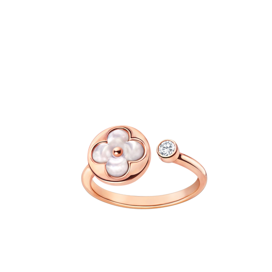 [Elowen Jewels]SUN 1 DIAMOND PINK MOP RING