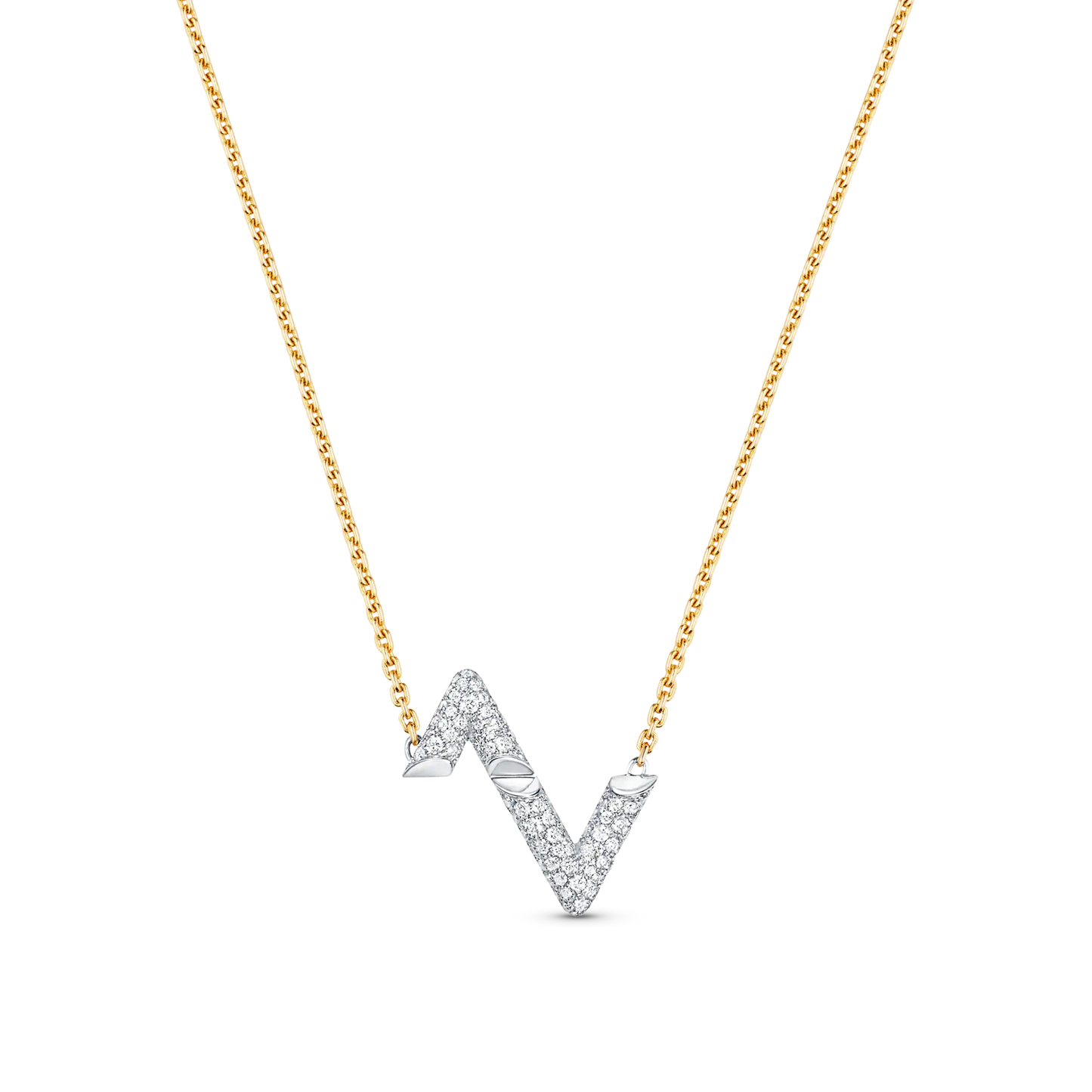 [Elowen Jewels]VOLT SILVER DIAMOND PEDANT NECKLACE