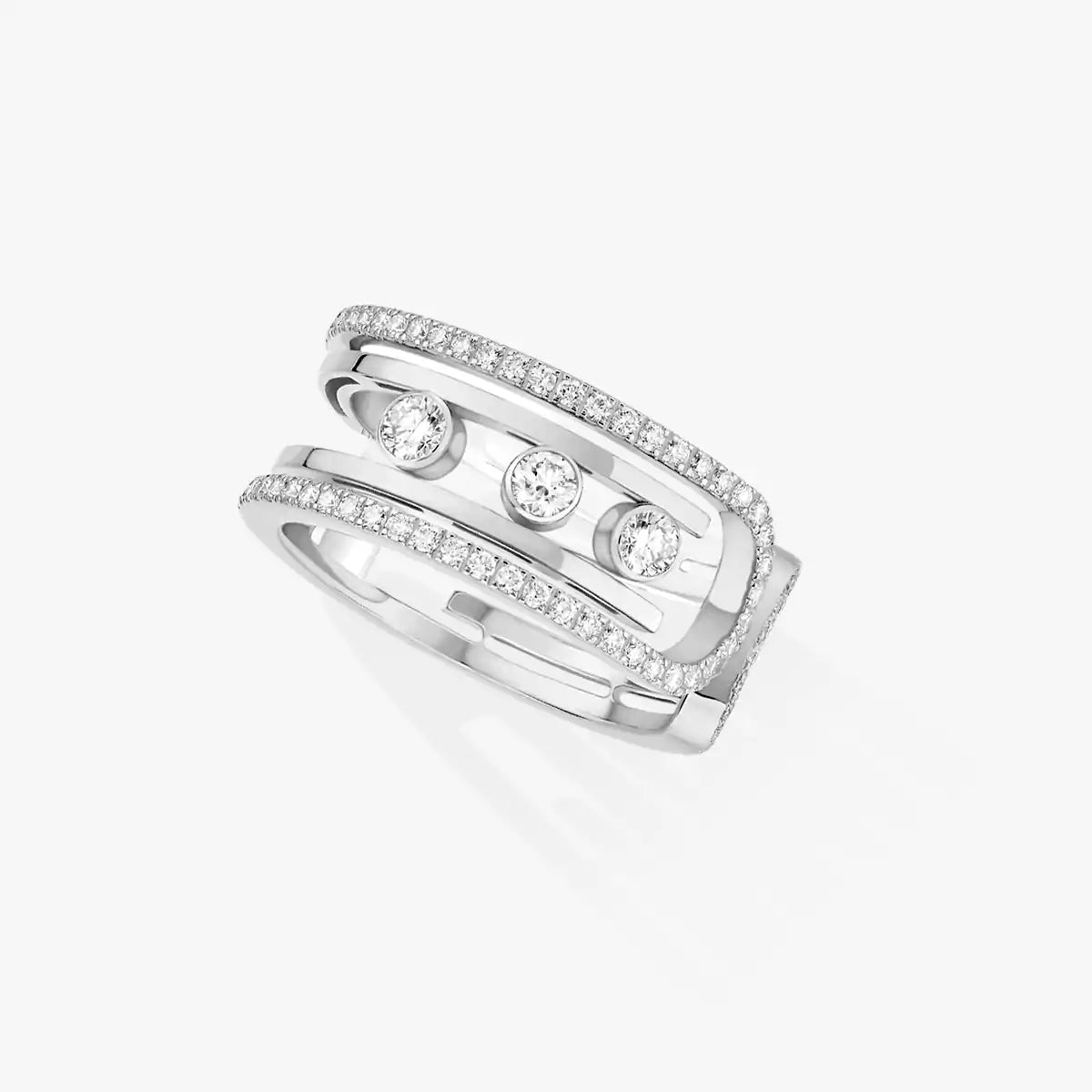 [Elowen Jewelry]Move 10th Diamond Ring in Gold