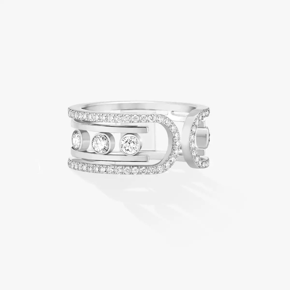 [Elowen Jewelry]Move 10th Diamond Ring in Gold