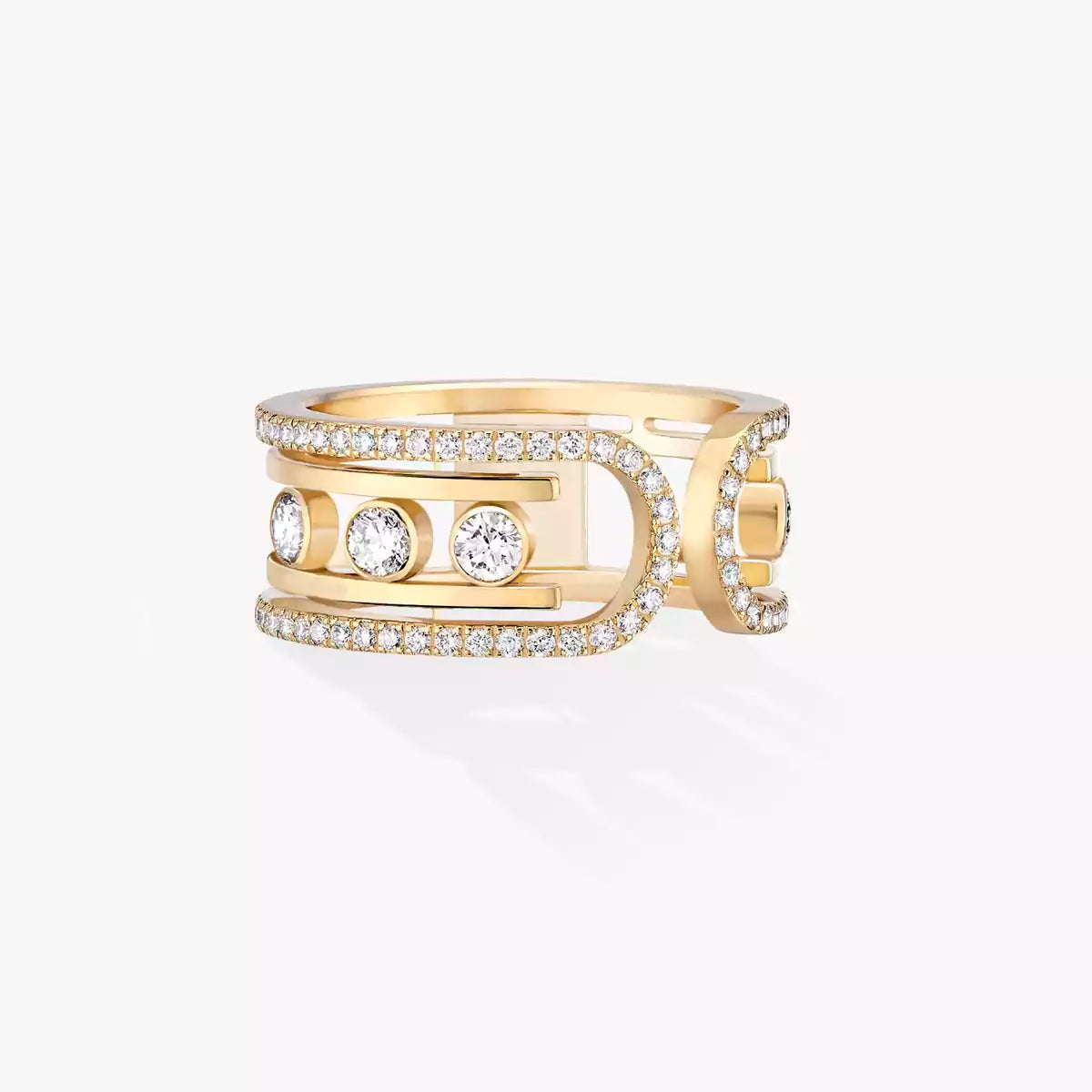[Elowen Jewelry]Move 10th Diamond Ring in Gold