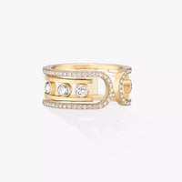 [Elowen Jewelry]Move 10th Diamond Ring in Gold