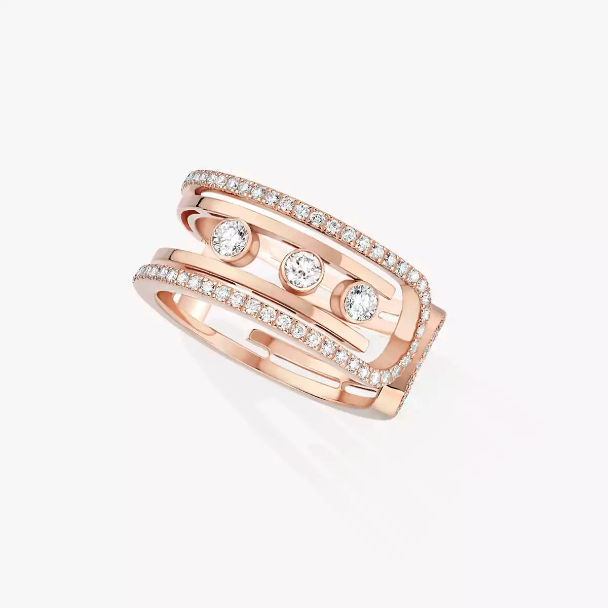 [Elowen Jewelry]Move 10th Diamond Ring in Gold