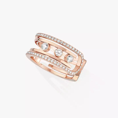 [Elowen Jewelry]Move 10th Diamond Ring in Gold