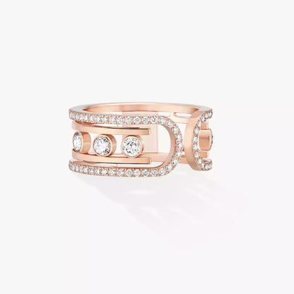[Elowen Jewelry]Move 10th Diamond Ring in Gold