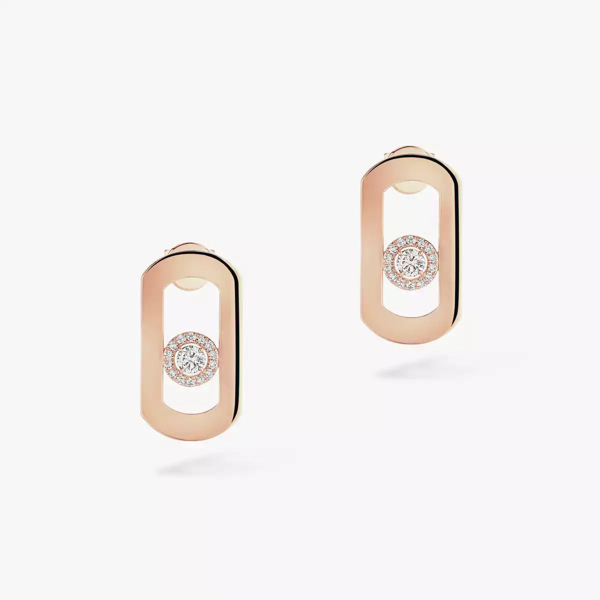 [Elowen Jewelry]So Move Diamond Earrings in Yellow Gold