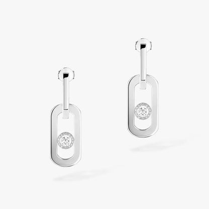 [Elowen Jewelry]So Move XL Diamond Pendant Earrings