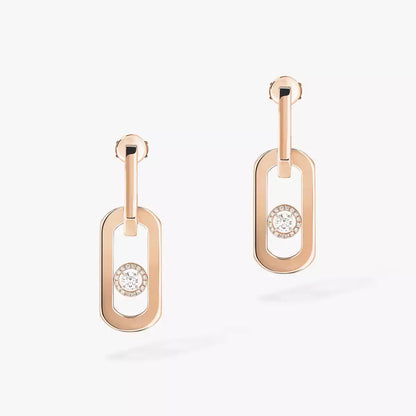 [Elowen Jewelry]So Move XL Diamond Pendant Earrings