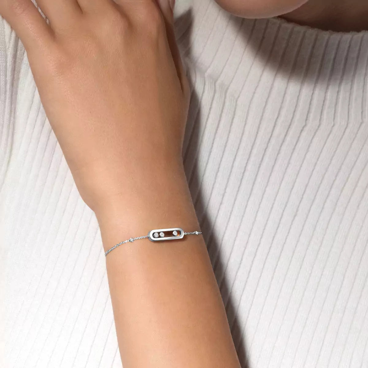[Elowen Jewelry]Baby Move Diamond Bracelet