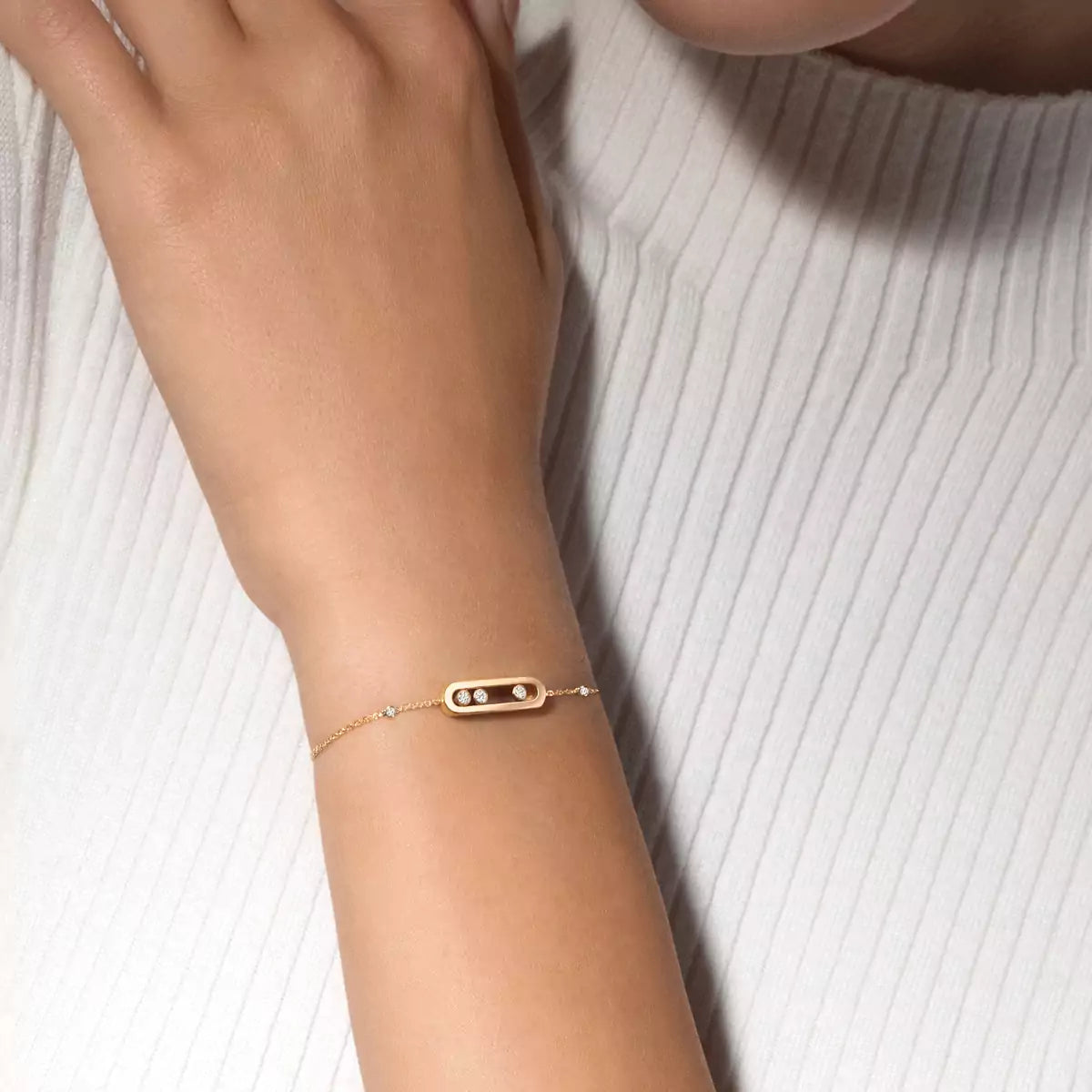 [Elowen Jewelry]Baby Move Diamond Bracelet
