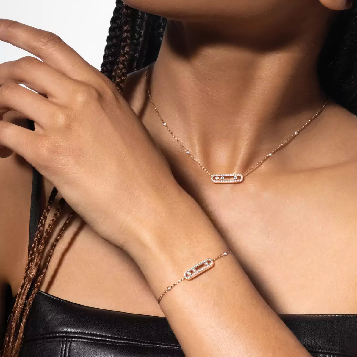 [Elowen Jewelry]Pavé Baby Move Diamond Bracelet