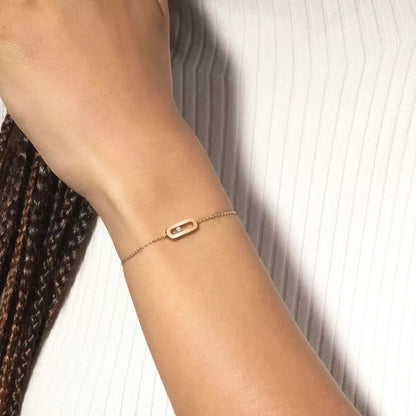 [Elowen Jewelry]Move Uno Diamond Bracelet