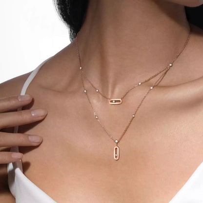 [Elowen Jewelry] Move Uno Diamond Necklace