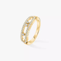 [Elowen Jewelry] Baby Move Gold Diamond Pave_ Ring