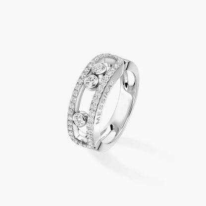 [Elowen Jewelry] Move Gold Diamond Pave_ Ring