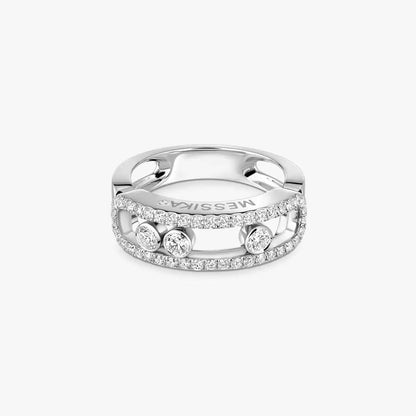 [Elowen Jewelry] Move Gold Diamond Pave_ Ring