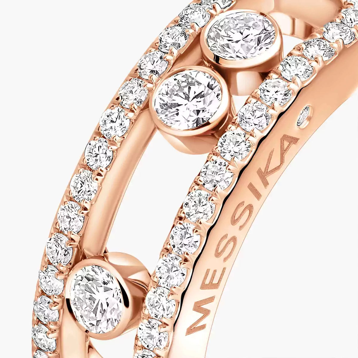 [Elowen Jewelry] Move Gold Diamond Pave_ Ring