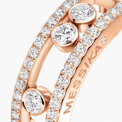 [Elowen Jewelry] Move Gold Diamond Pave_ Ring