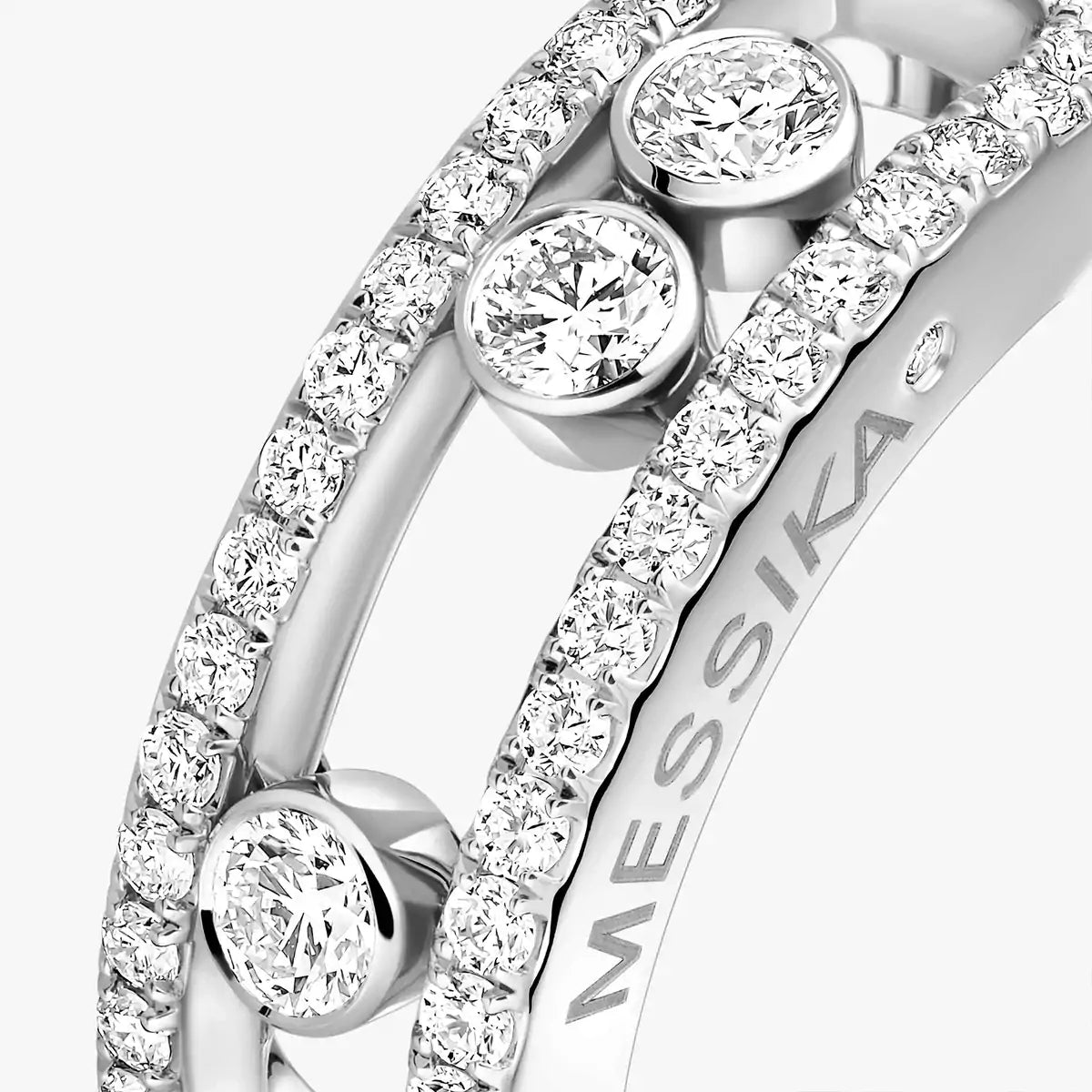 [Elowen Jewelry] Move Gold Diamond Pave_ Ring
