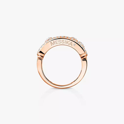 [Elowen Jewelry] Move Gold Diamond Pave_ Ring
