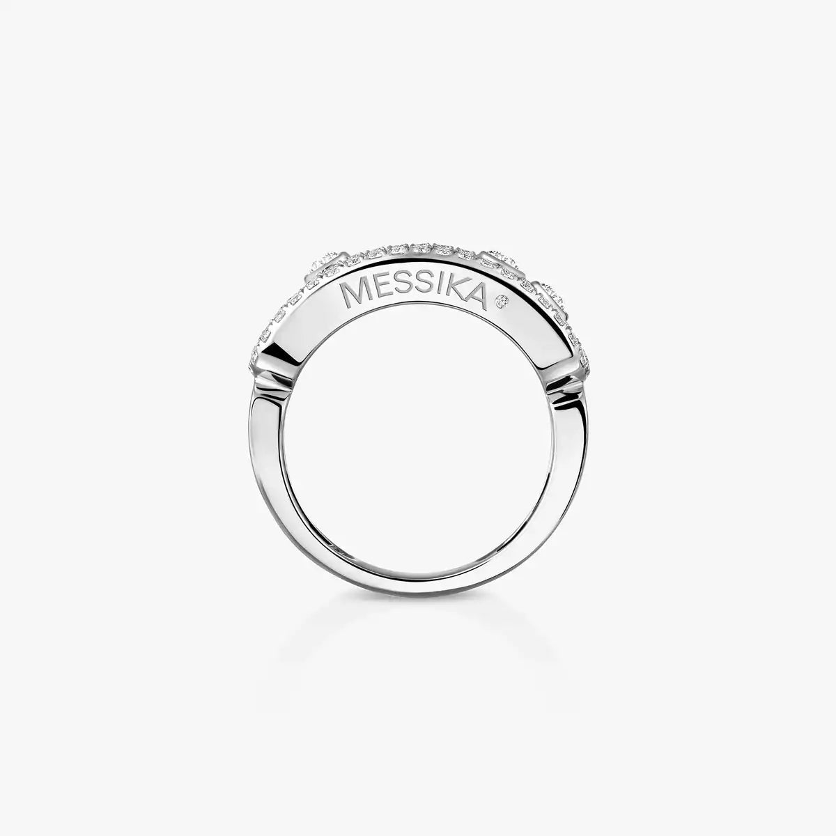 [Elowen Jewelry] Move Gold Diamond Pave_ Ring