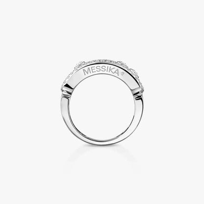 [Elowen Jewelry] Move Gold Diamond Pave_ Ring