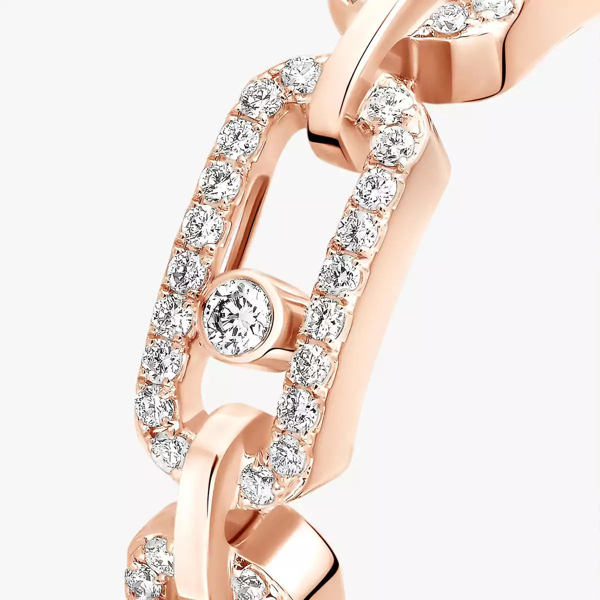 [Elowen Jewelry]Move Link Pave_-Set Diamond Ring in Gold