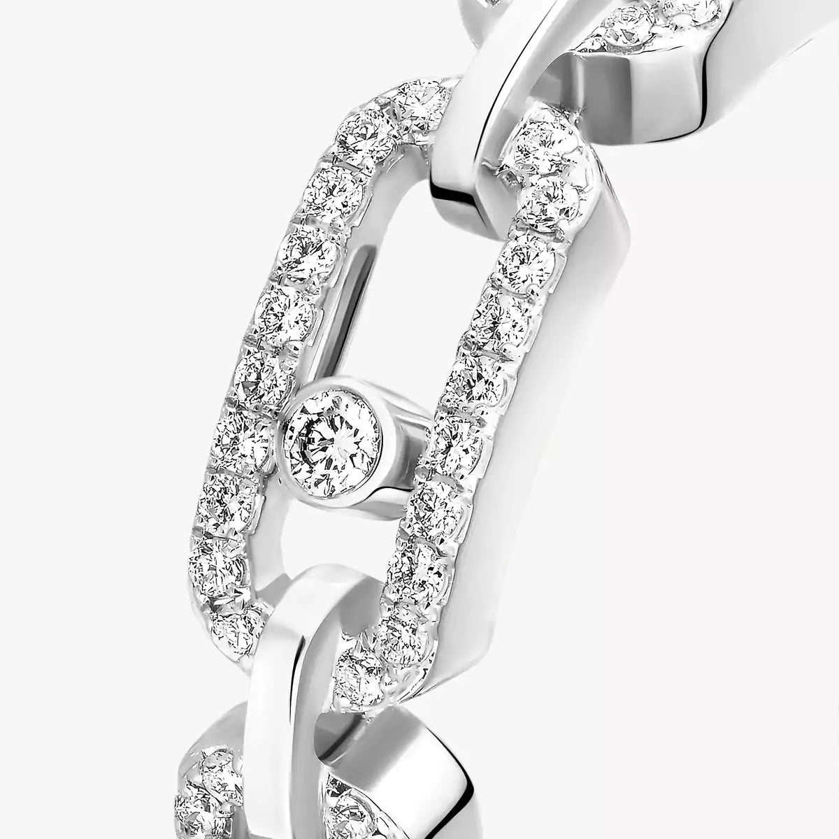 [Elowen Jewelry]Move Link Pave_-Set Diamond Ring in Gold