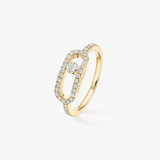 [Elowen Jewelry]Move Uno Diamond Ring in Gold