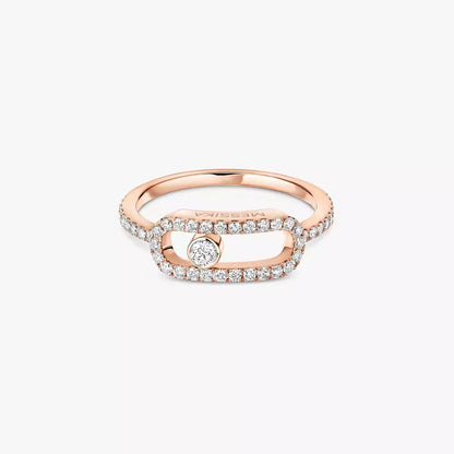 [Elowen Jewelry]Move Uno Diamond Ring in Gold