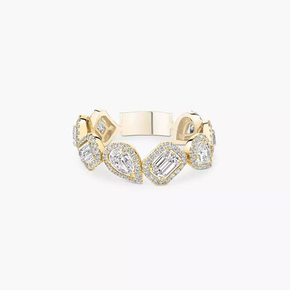 [Elowen Jewelry] Diamond Wedding Ring My Twin