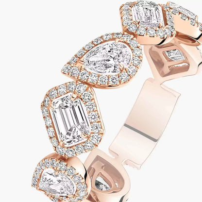 [Elowen Jewelry] Diamond Wedding Ring My Twin