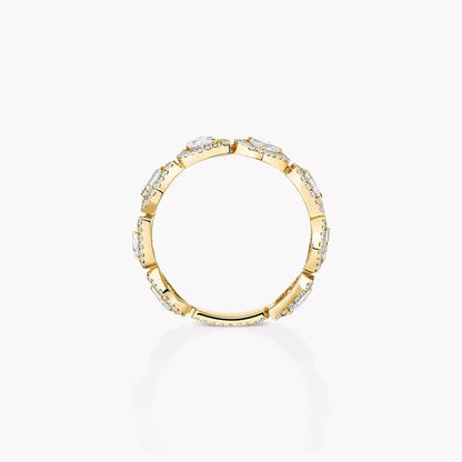 [Elowen Jewelry] Diamond Wedding Ring My Twin