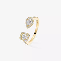 [Elowen Jewelry]My Twin Toi Gold Diamond Ring