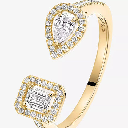 [Elowen Jewelry]My Twin Toi Gold Diamond Ring