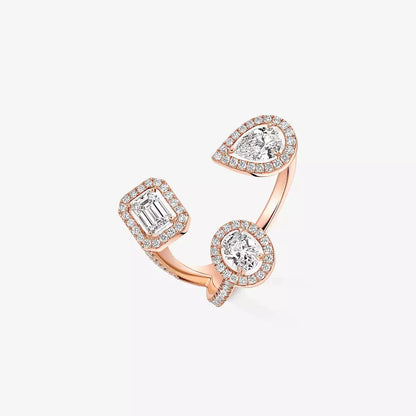 [Elowen Jewelry]  Diamond Ring 0,25ct My Twin Trilogy