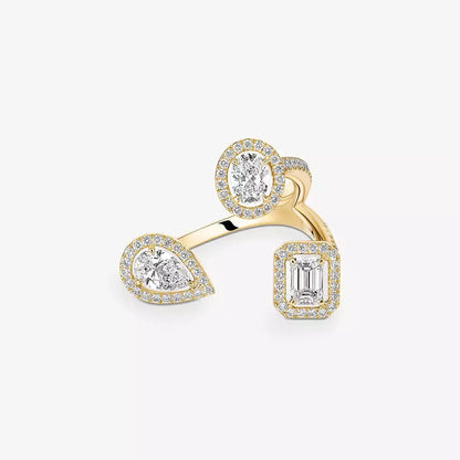 [Elowen Jewelry]  Diamond Ring 0,25ct My Twin Trilogy