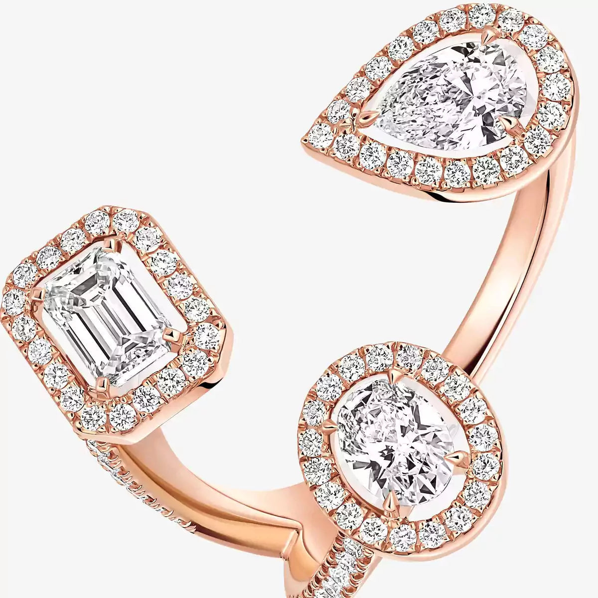 [Elowen Jewelry]  Diamond Ring 0,25ct My Twin Trilogy